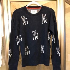 Abercrombie dog sweater